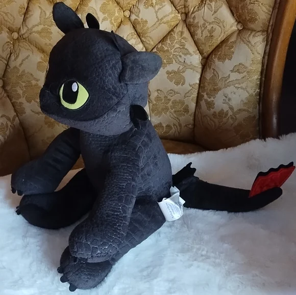 Build A Bear How to Train your Dragon Toothless 2015 Plush DreamWorks - Picture 4 of 8